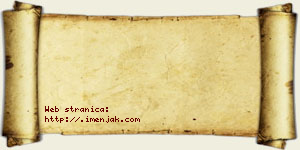 Anđa Stamenković vizit kartica